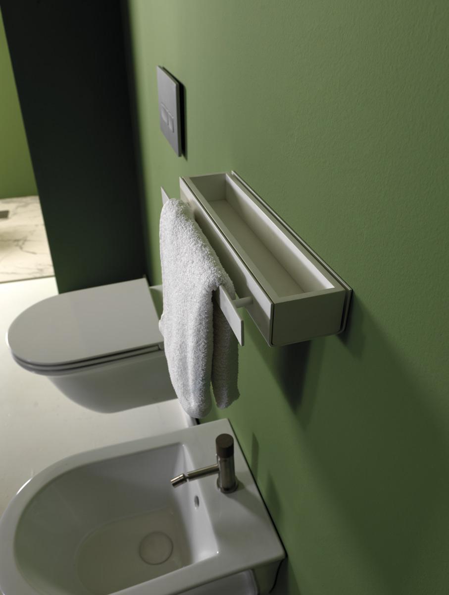 FIMEVE40 - FIMEAS40 Полка рейлинг с держателем полотенца GSG CERAMIC Accessori - Вид №5