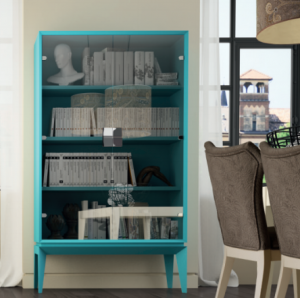 107797 Книжный шкаф Glass La Ebanisteria Triangle