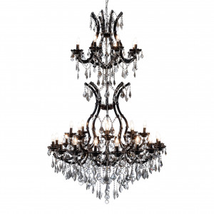 500303-BS ABHIKA ЛАМПЫ ПЛАМЕНИ2 32 BLACK/SILVER