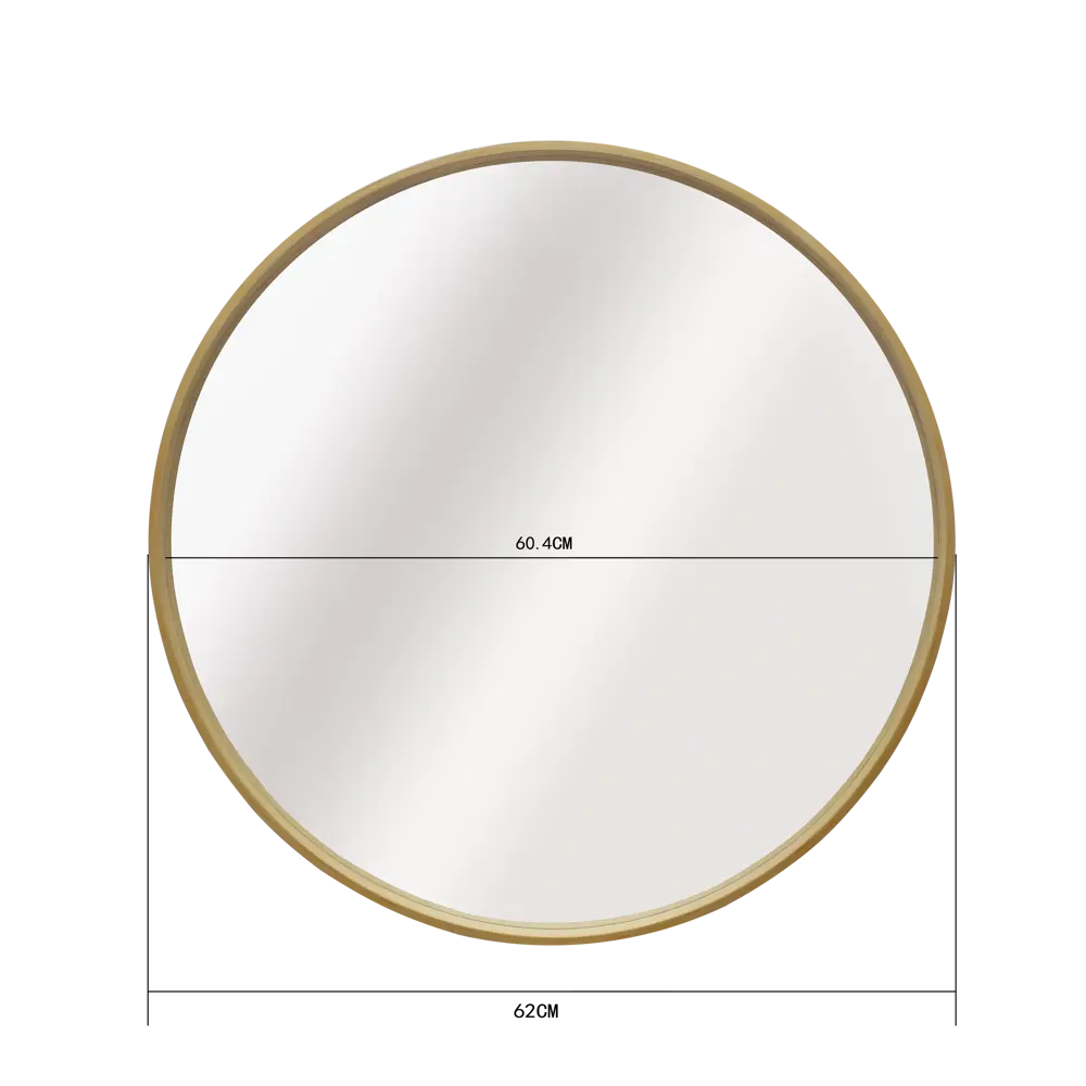 Зеркало Inspire Nordik круглое настенное 62 см в серебристом оформлении 84466750 STLM-0050454 - Вид №11