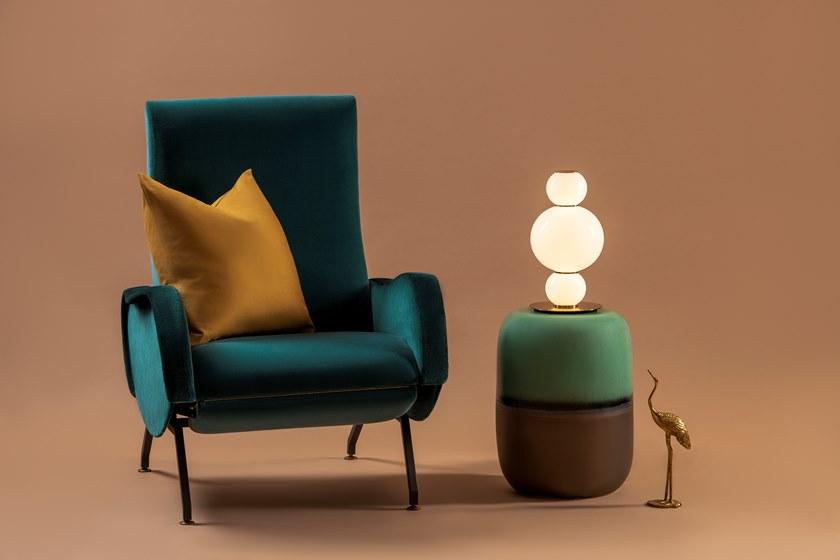 Formagenda Настольная лампа из светодиодного стекла с диммером Pearls sun-id-1427196 - Вид №15