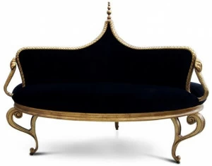 KOKET Круглая бархатная скамья