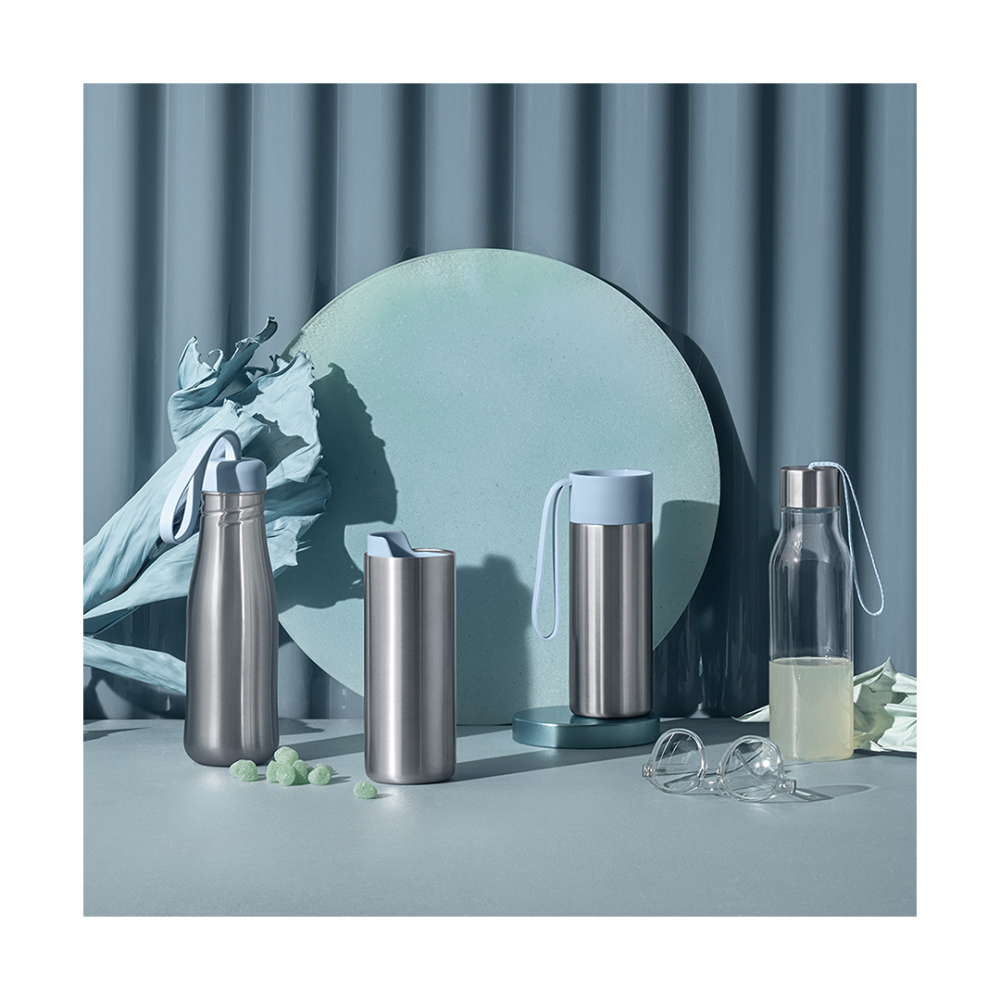 EVA SOLO 503039 Бутылка, 500 мл, голубая Пластик, нержавеющая сталь, силикон, полиэстер  - Вид №1