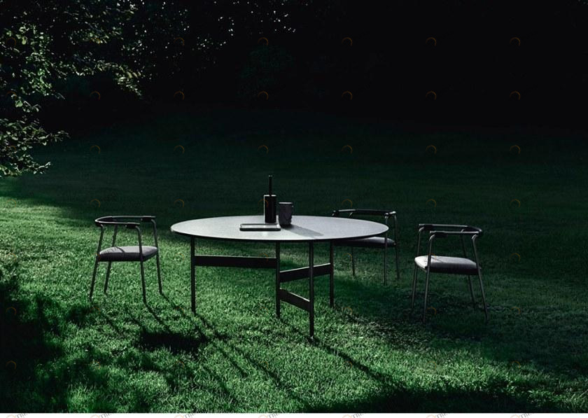 Living Divani Круглый садовый стол из бетона sun-id-1436865