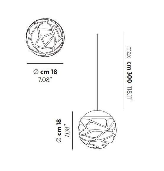 Studio Design Kelly SO 147013 Kelly светильник подвесной шар хайтек Studio Italia Design 109956 - Вид №6