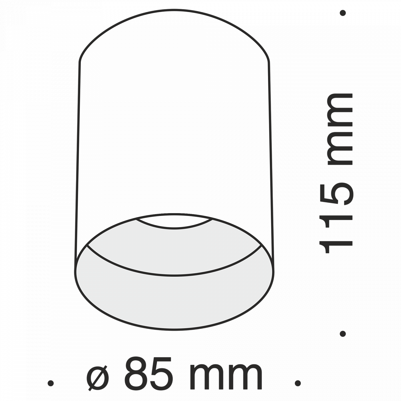 Спот потолочный галогеновый 11,5х8,5х8,5 см черный Alfa C014CL-01B TECHNICAL CEILING & WALL 00-3956957 Черный  - Вид №2