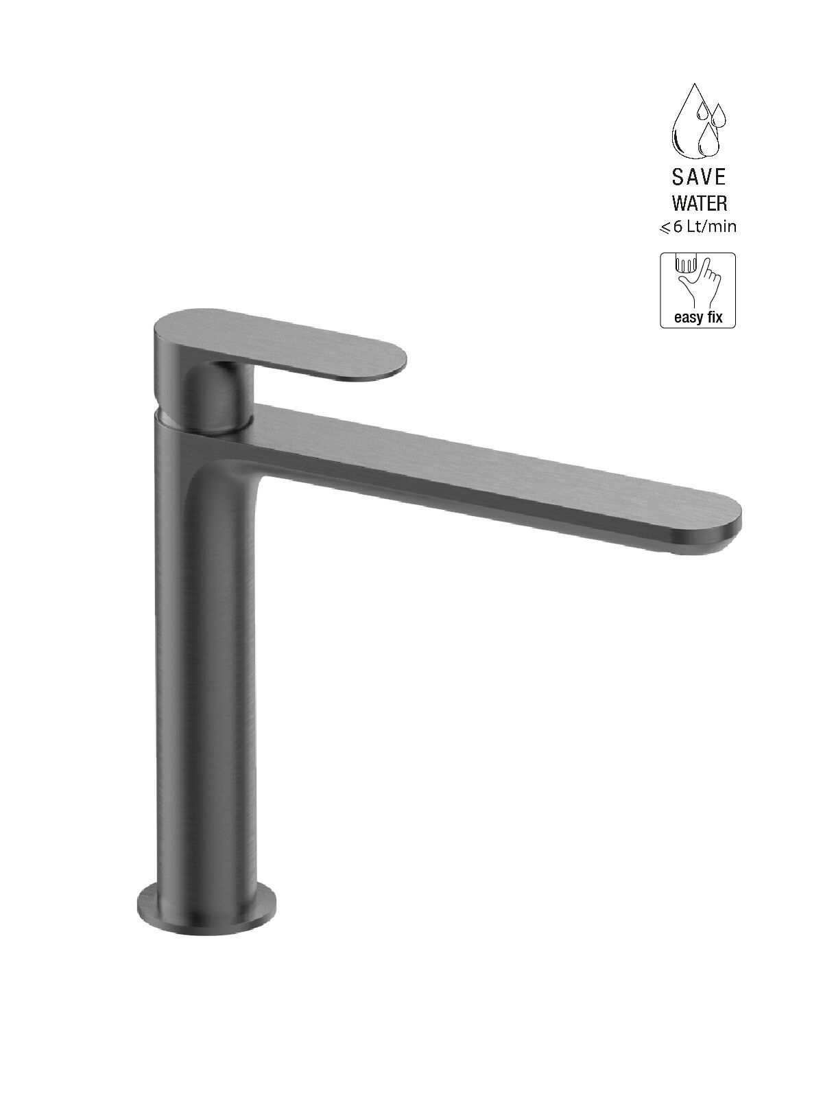 Смеситель для раковины с одним отверстием без слива Rubinetterie Frattini Lea ARCH-00015979 - Вид №2