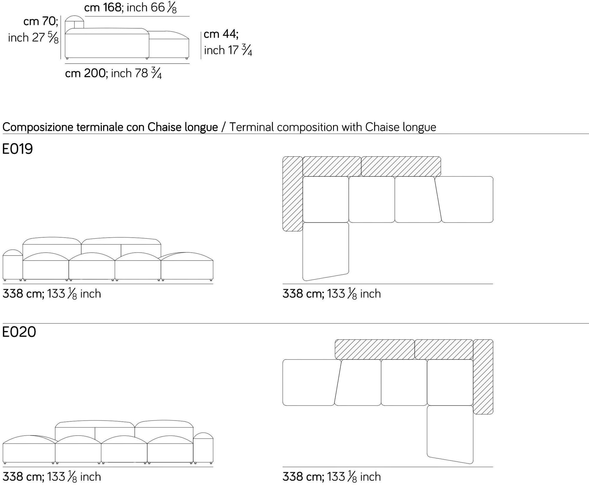 AMURA Модульный секционный диван Lapis E009 - Вид №8