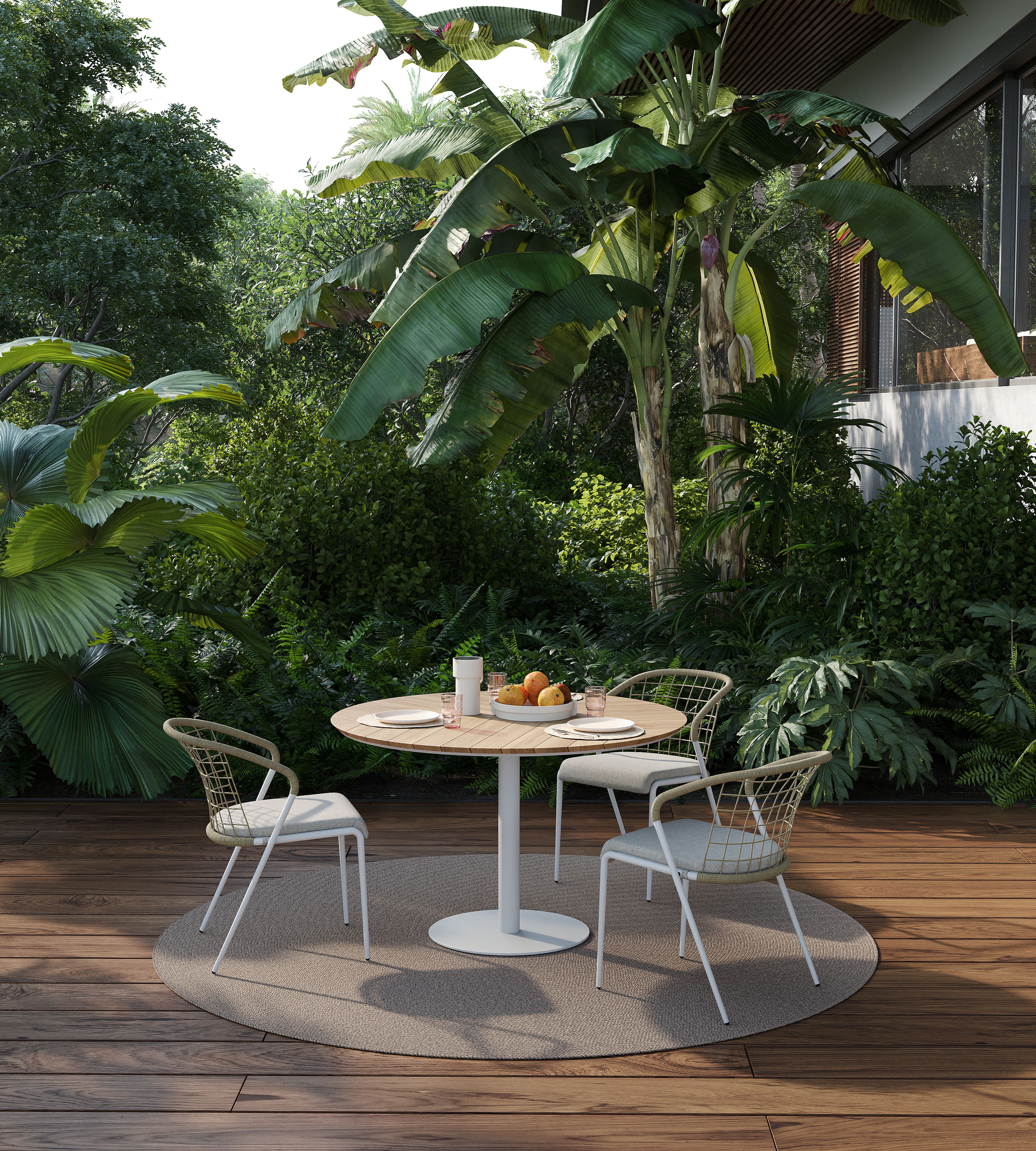 Алюминиевый садовый стул Royal Botania FENSI ARCH-00129270 - Вид №2