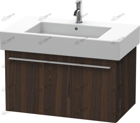 XL605206969 Тумбочка подвесная X-Large #XL6052 800 x 468 мм Орех брашированный (натуральный шпон) Duravit