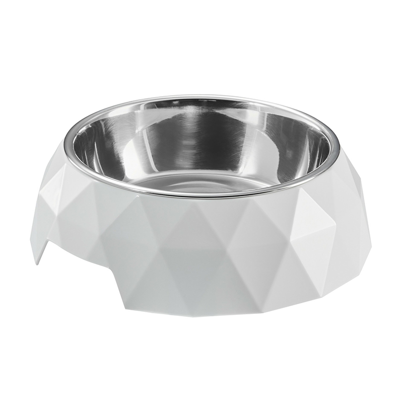 ПР0050308 Миска для собак меламиновая Kimberley белая 160мл HUNTER 