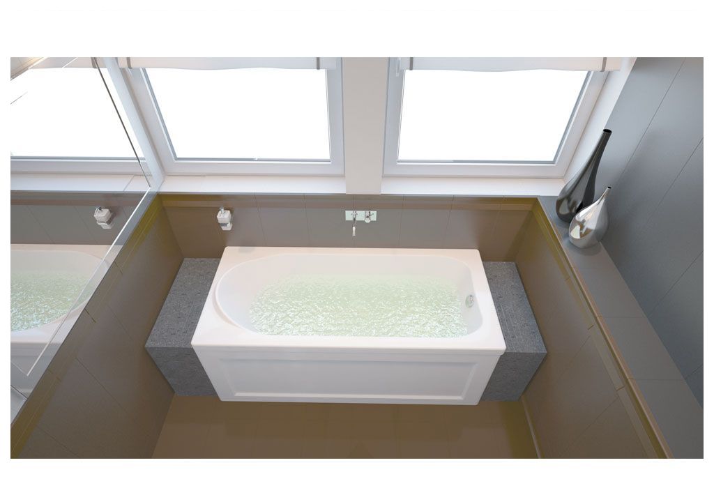 Акриловая ванна Aquanet West 150x70 (каркас + смеситель Aquanet Practic 2 AF111-63B) 002397600018344300216780 - Вид №7
