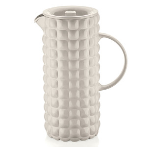 225600156 Кувшин с колбой для льда tiffany, 1,75 л, акрил, молочно-белый Guzzini