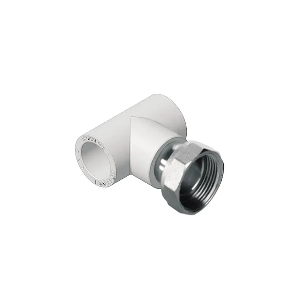 Тройник комбинированный Политэк 20x1/2"x20 мм для полипропиленовых труб 89422870 STLM-1568370