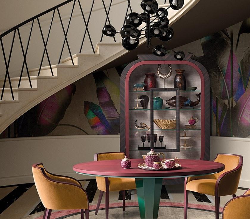 Prestige Витрина из стекла и дерева в стиле модерн Gran duca Cvc044 - Вид №3