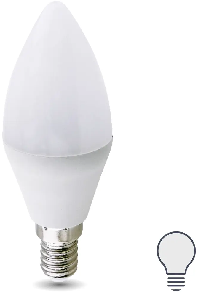 Santreyd LED-лампа свеча E14 8Вт матовая нейтральный свет 82991544