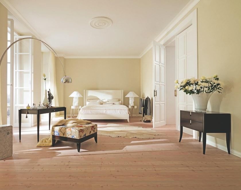 SELVA Двуспальная кровать из бука с мягким изголовьем  2712  - Вид №1