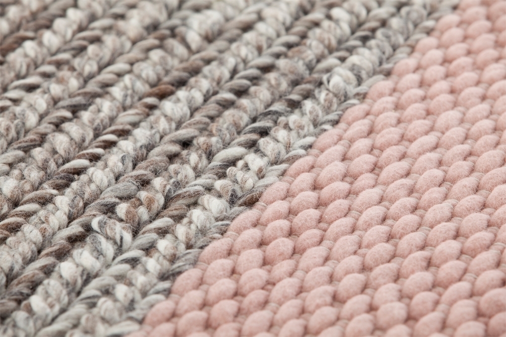 070816 Ковер Plait Pink 160х160 GAN Mangas Space  - Вид №2