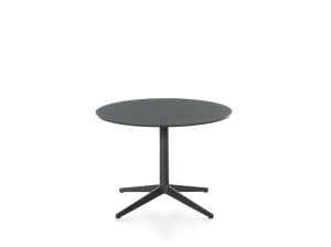 Круглый журнальный столик с чугунной основой