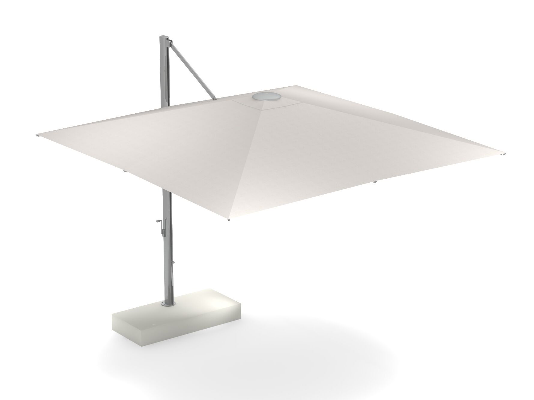 Квадратный тканевый зонтик с боковым полюсом emu Навона ARCH-00030112