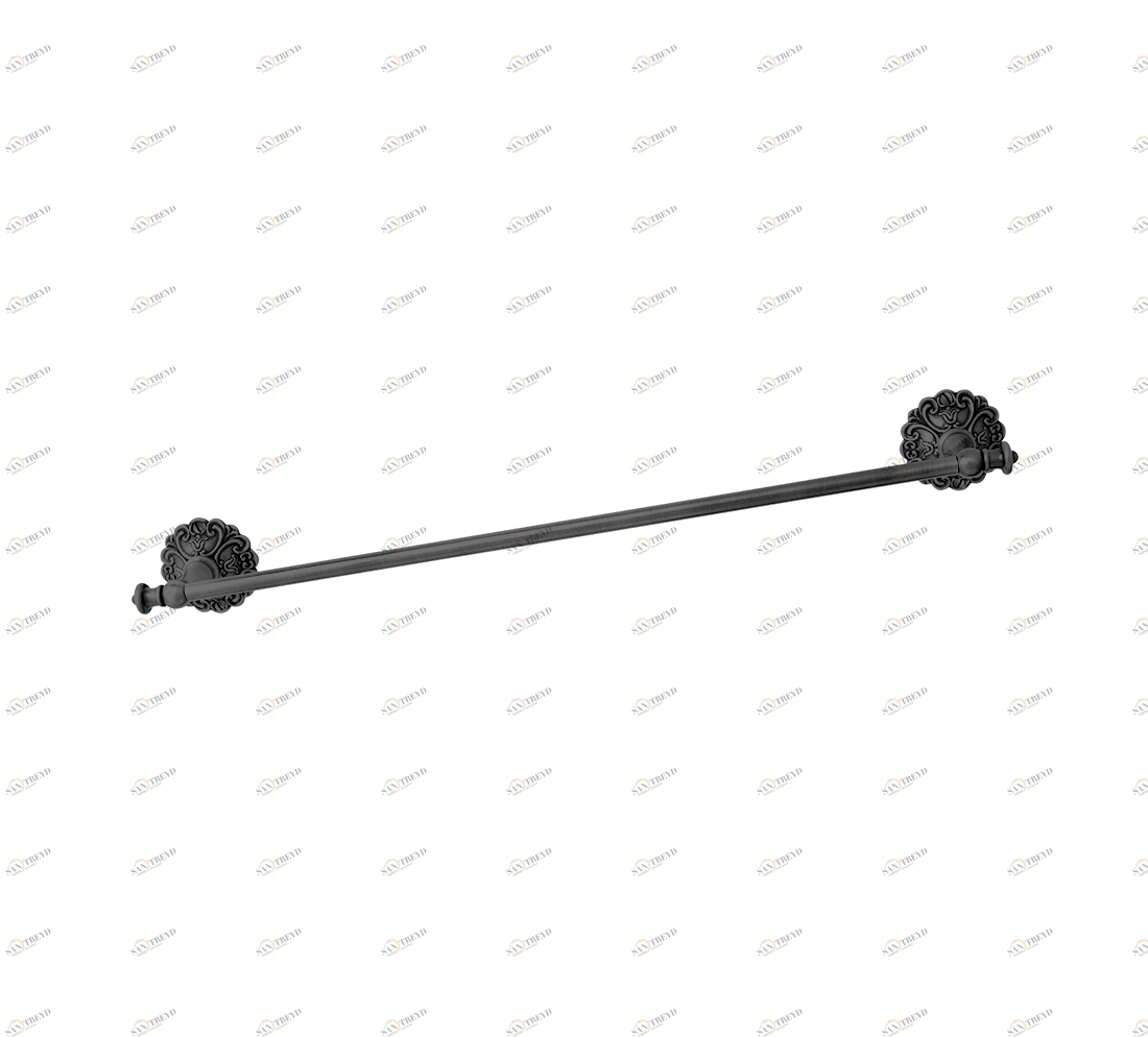 Gentry Home Настенный керамический подстаканник Ivy Темный никель GH101685 