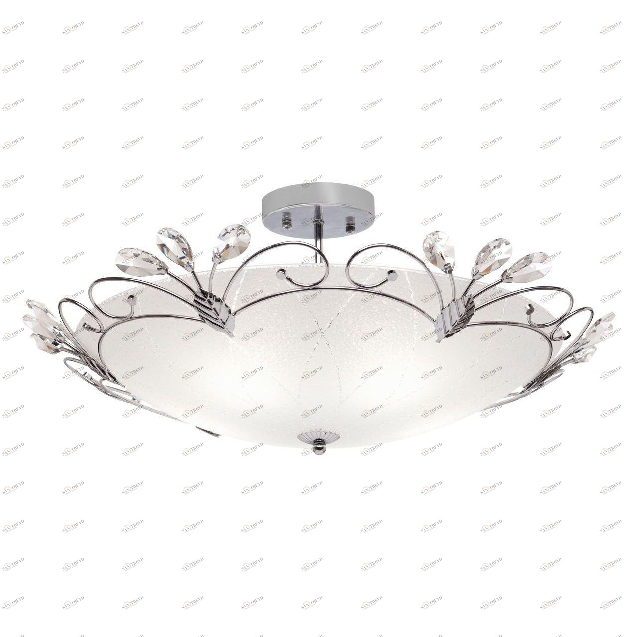 Потолочный светильник Silver Light Lotos 838.54.5 SILVER LIGHT LOTOS CHROME 202044 Белый;серебро 