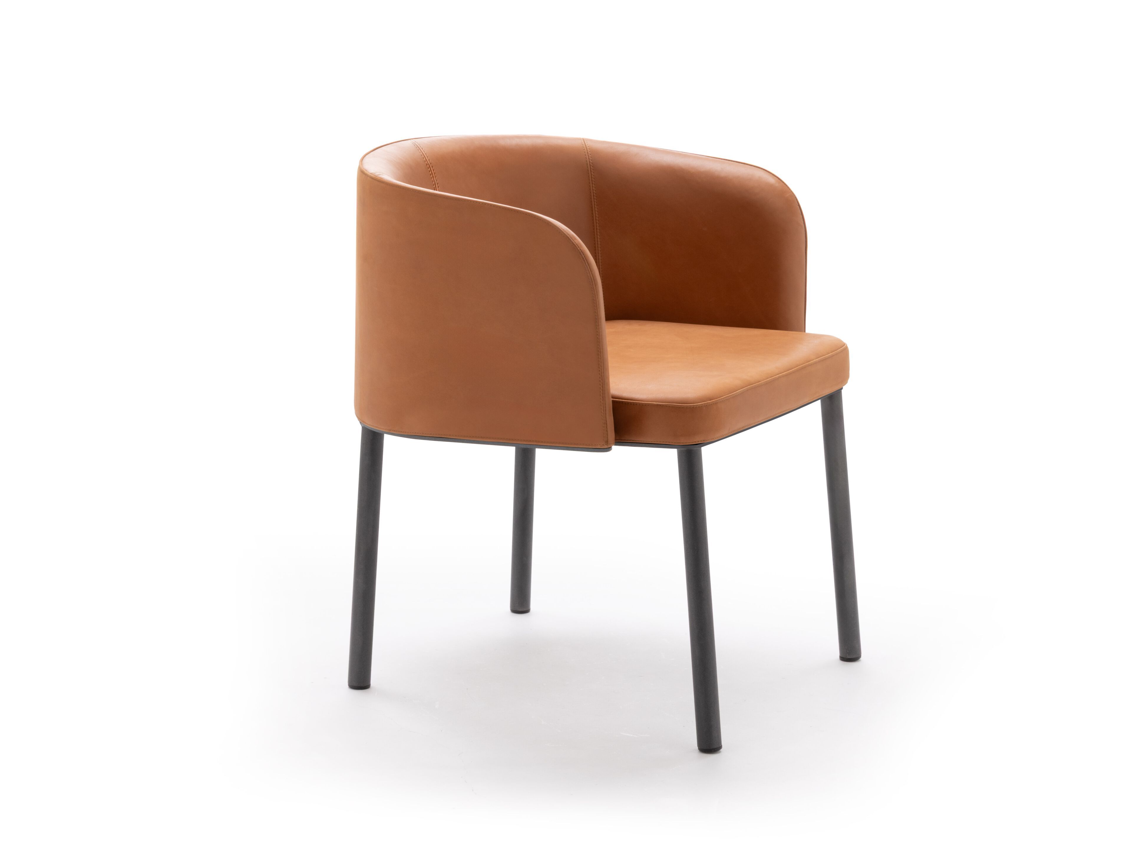 Кожаный стул с подлокотниками Living Divani JAM ARCH-00033446 - Вид №1