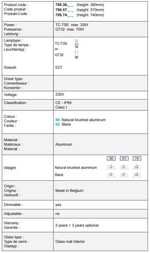 Алюминиевый светодиодный световой столб BEL-LIGHTING ARCH-00048089 - Вид №1