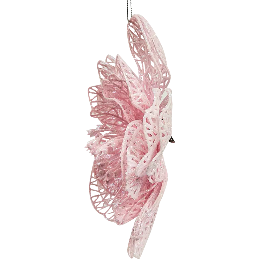 88458697 Новогоднее украшение Цветок рождественник 5x18 см цвет розовый STLM-0957104 Santreyd  - Вид №3