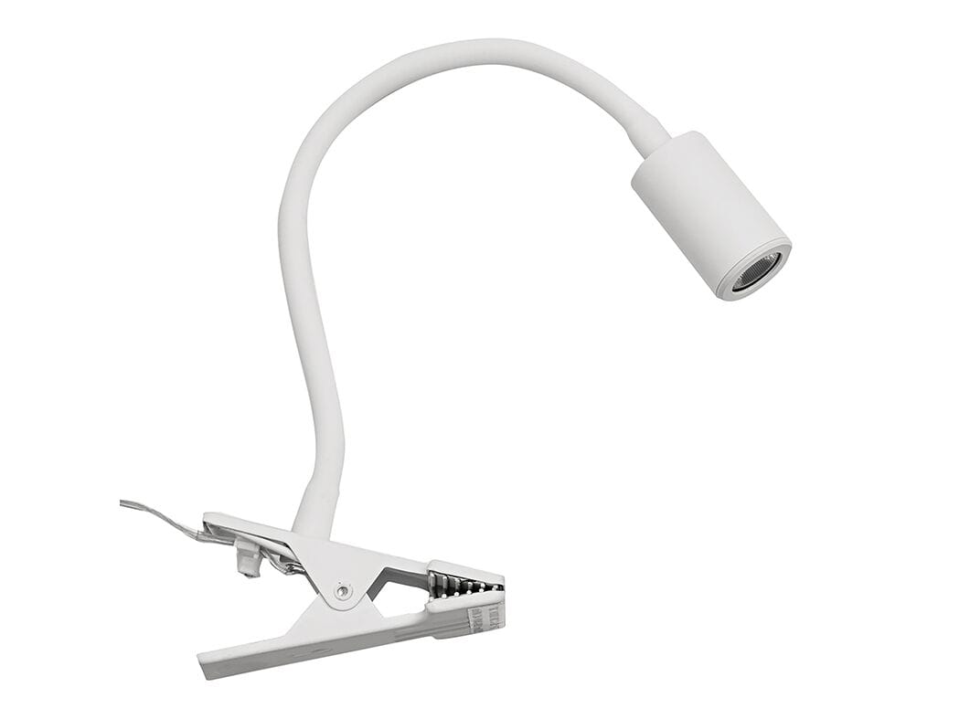 Металлическая настольная лампа с зажимом с гибким рычагом Rossini Illuminazione Fringe ARCH-00093106