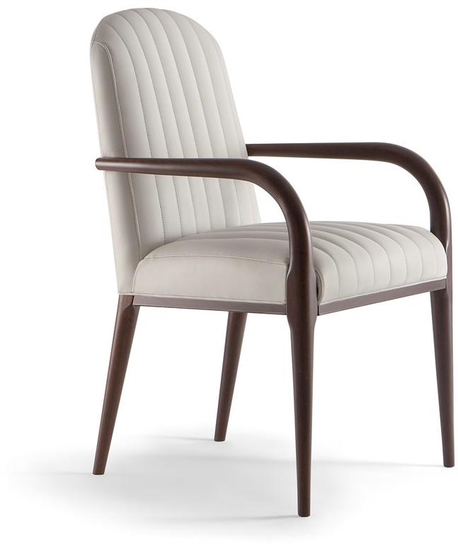 Tirolo Мягкое кожаное кресло с подлокотниками Parigi 038 sb - Вид №1