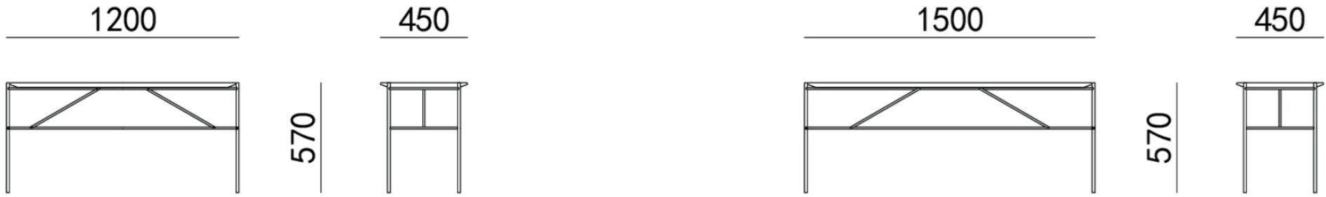 HC28 Cosmo Лакированная прямоугольная консоль из мдф  43c002  - Вид №1