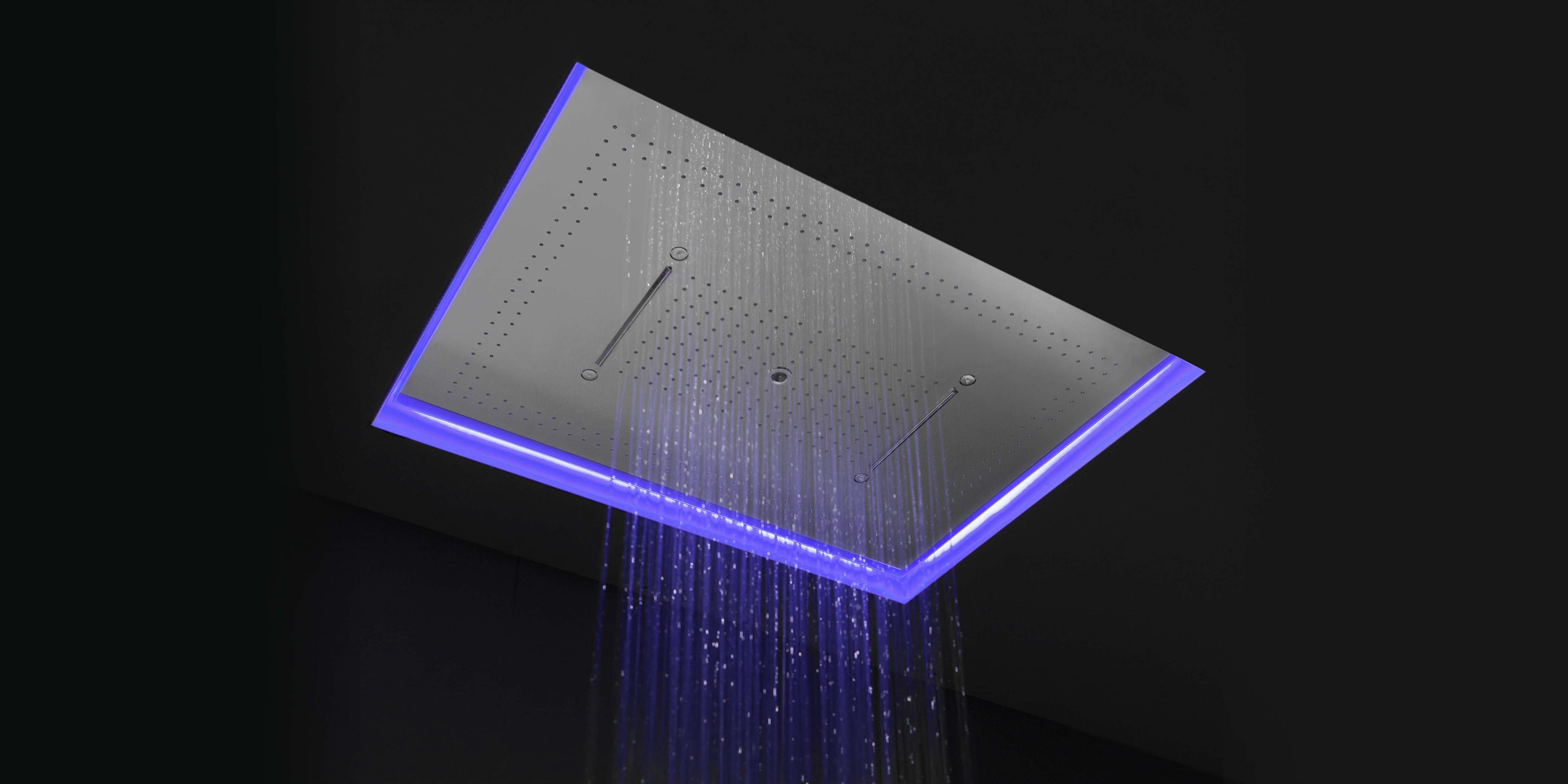 Светодиодная потолочная насадка для душа с водопадом из нержавеющей стали Antoniolupi METEO_XXL ARCH-00040576 - Вид №1