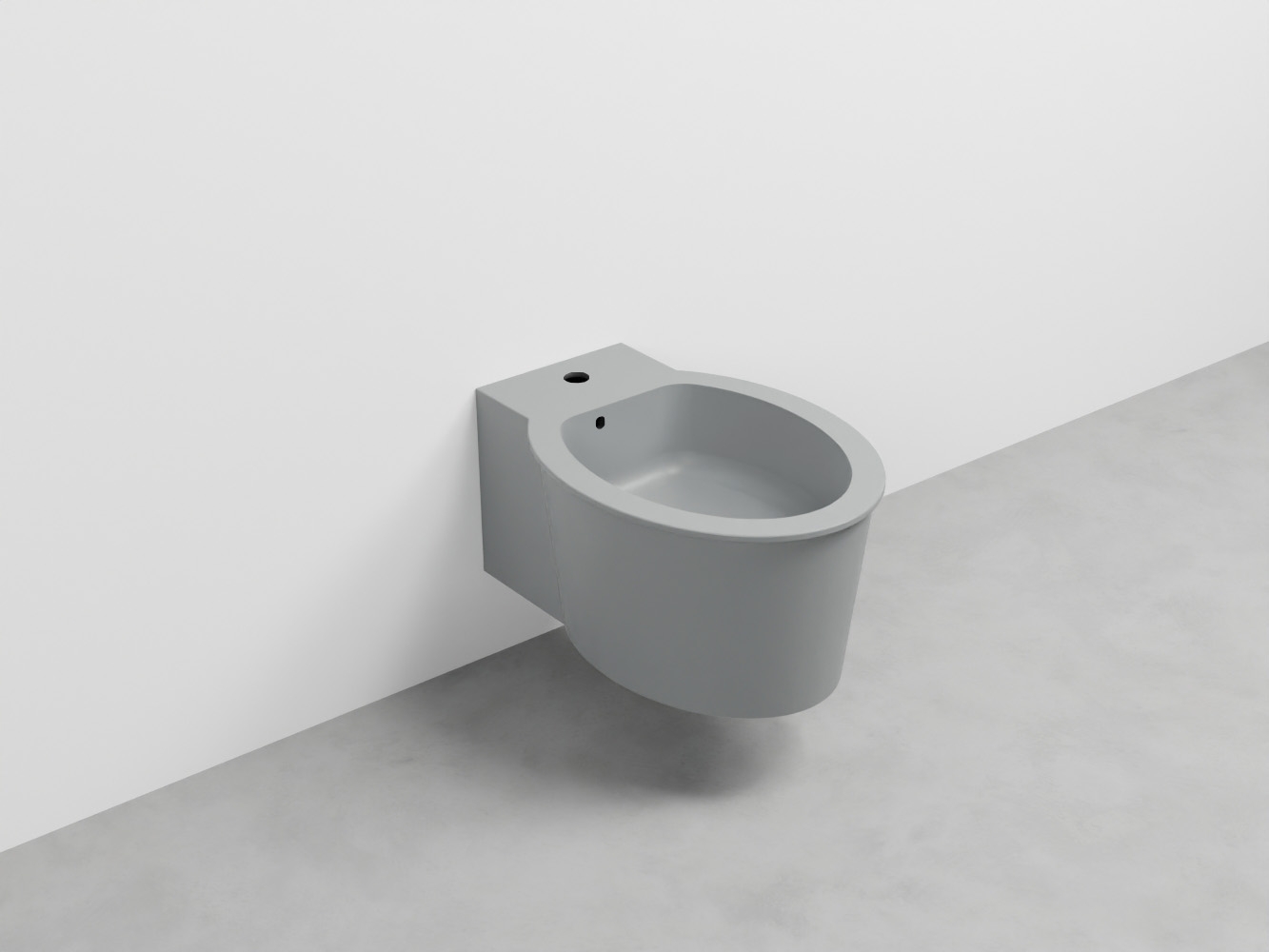 CABS-BR Биде подвесное с одним отверстием под смеситель, в комплекте с крепежами Catino cielo I Catini Ceramica Cielo