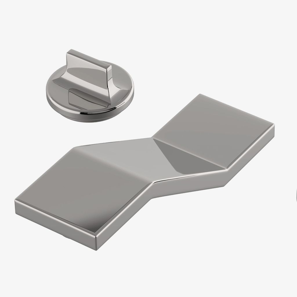 FMLS01 Низкопрофильный смеситель для унитаза с тремя отверстиями для опалубки и металлическими ручками Waterworks Formwork - Вид №1