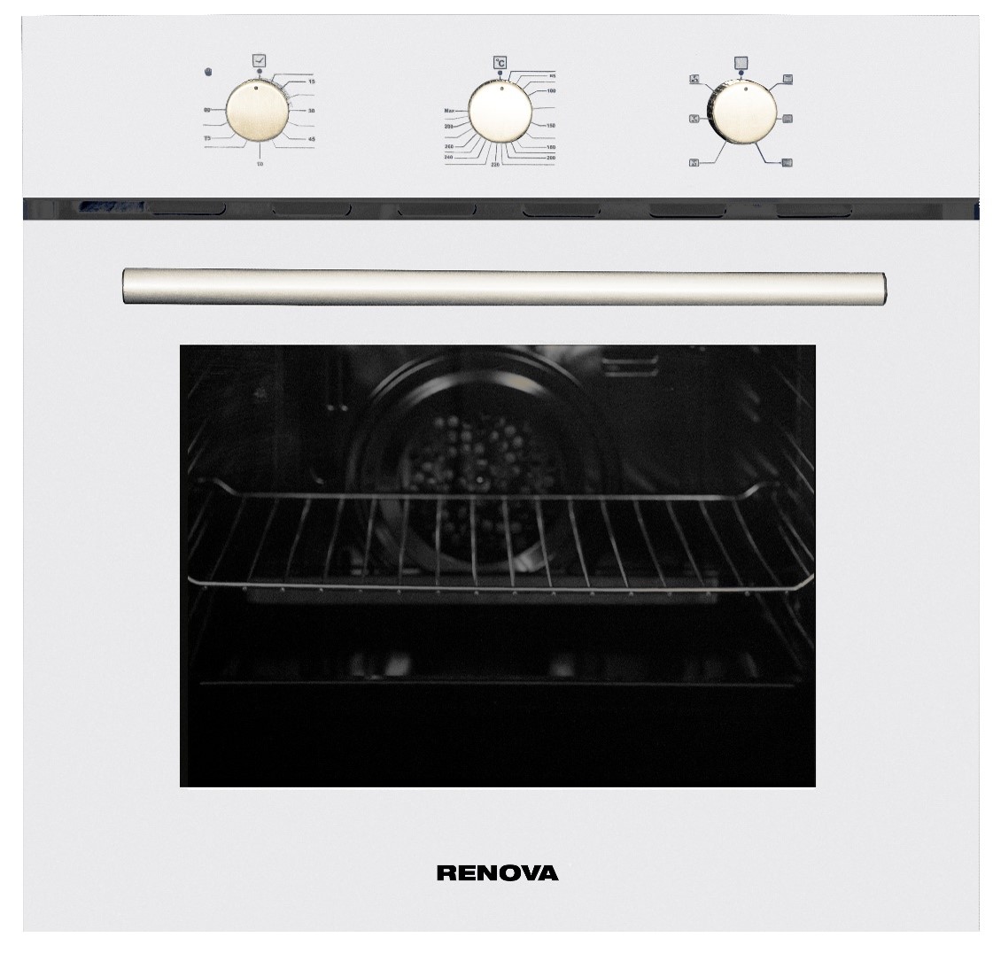 9014486 Электрический духовой шкаф RENOVA O90-6WS2 белый STDN-0129556