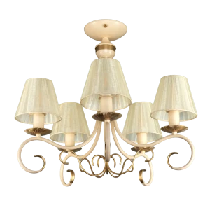Люстра «Афина» 5хЕ14х60 Вт, цвет слоновая кость 81950462 STLM-2142428