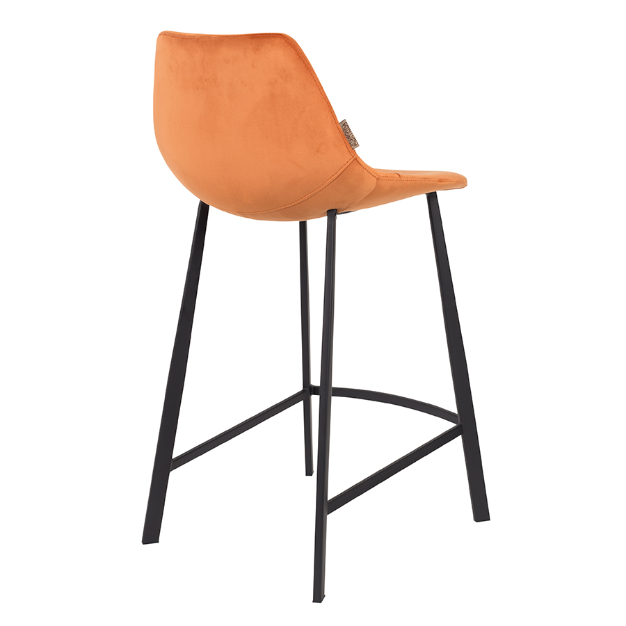 Стул высокий Franky оранжевый Dutchbone 1500068 - Вид №4
