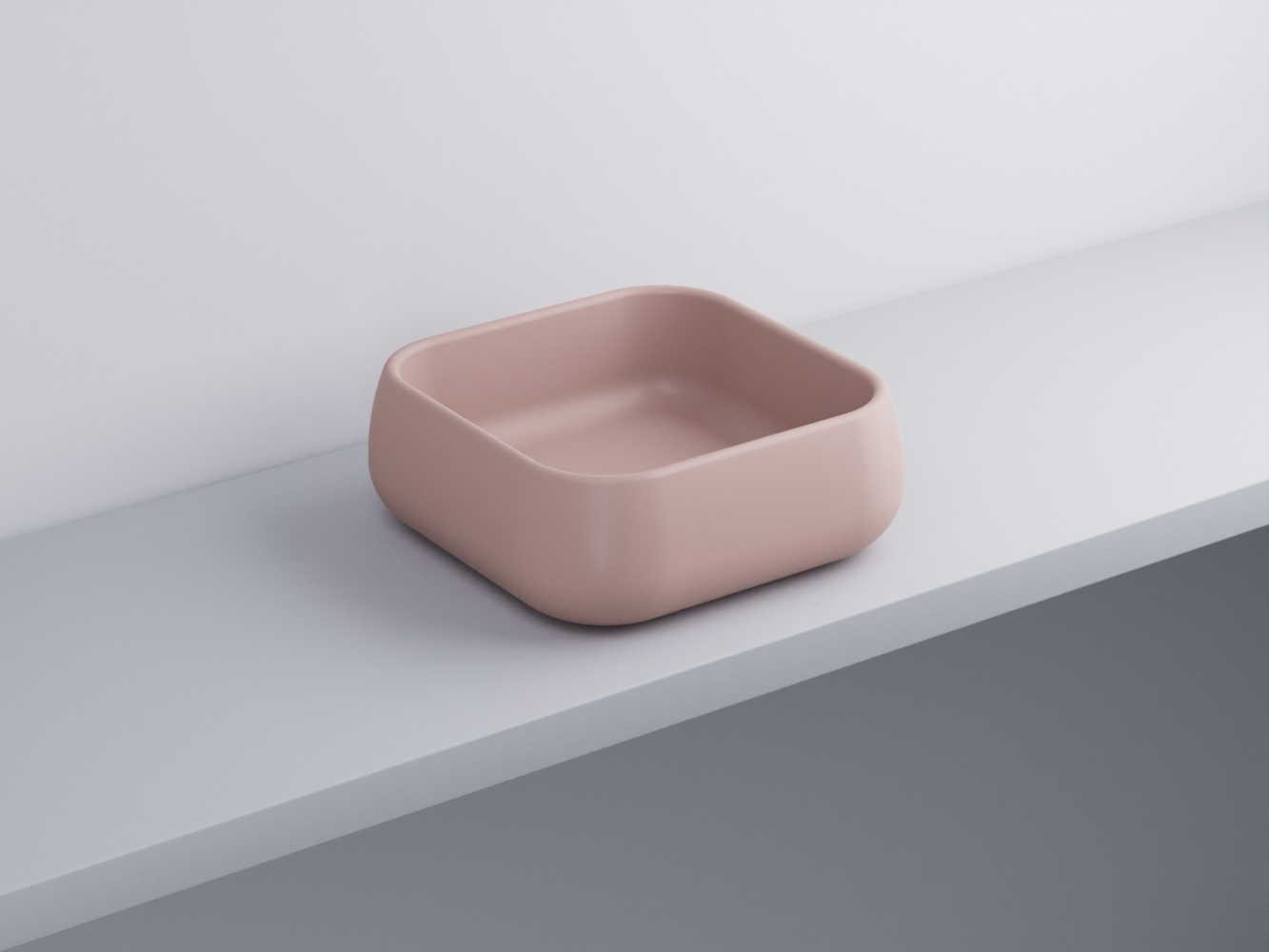 SHLAA40-CP Раковина накладная прямоугольная 40 cielo Shui Ceramica Cielo