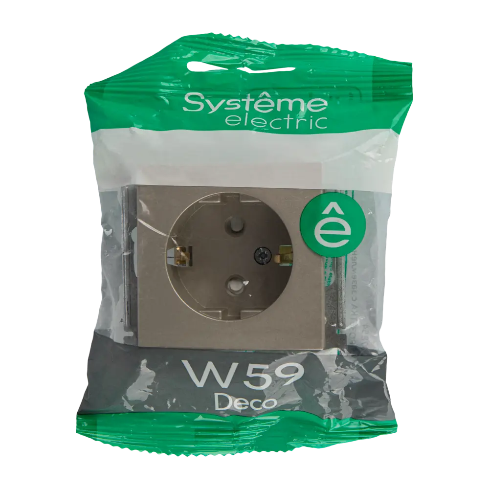 SYSTEME ELECTRIC W59 Deco — розетка скрытого монтажа с защитными шторками 82797854 STLM-1117327 - Вид №7