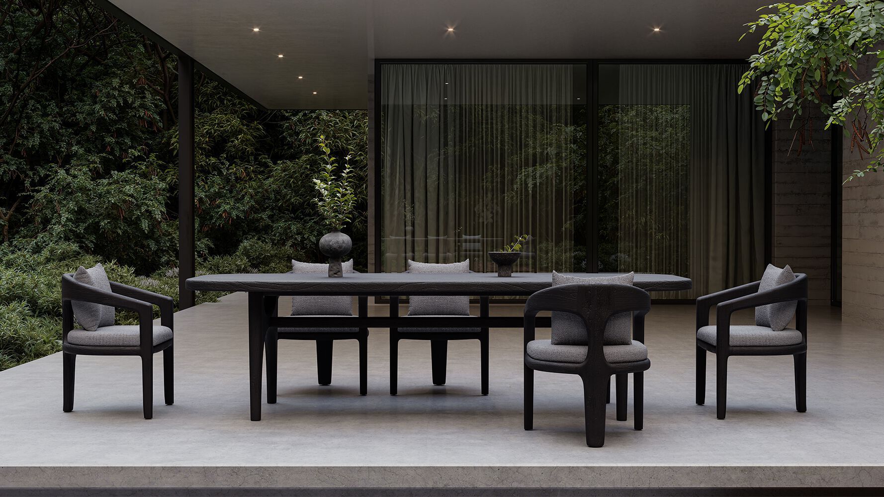 Тканевый садовый стул с подлокотниками SNOC Кит ARCH-00138162 - Вид №7