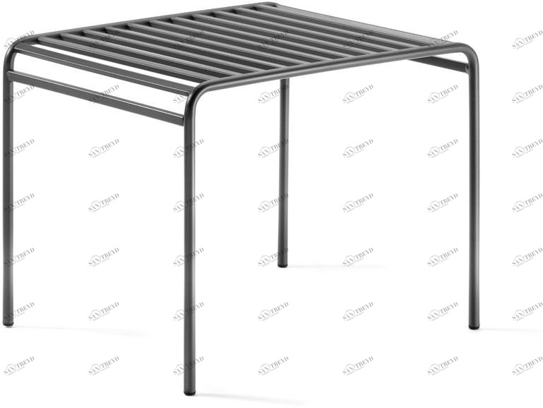 GABER Низкий квадратный металлический журнальный столик Link sun-id-1372514