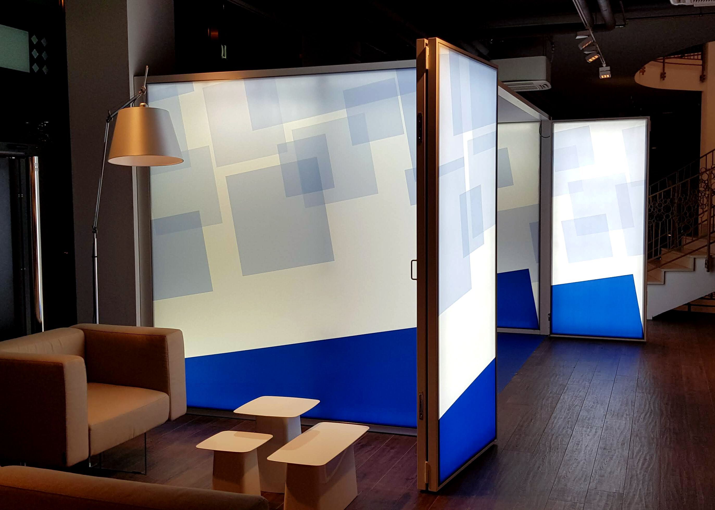 Звукопоглощающие перегородки из алюминия и ткани ABS Group Pareti divisorie fonoassorbenti ARCH-00106143 - Вид №2