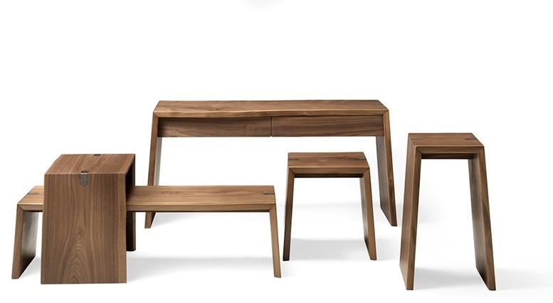 Arte Brotto Консоль из орехового дерева с ящиками Vero L1022/140c - Вид №2