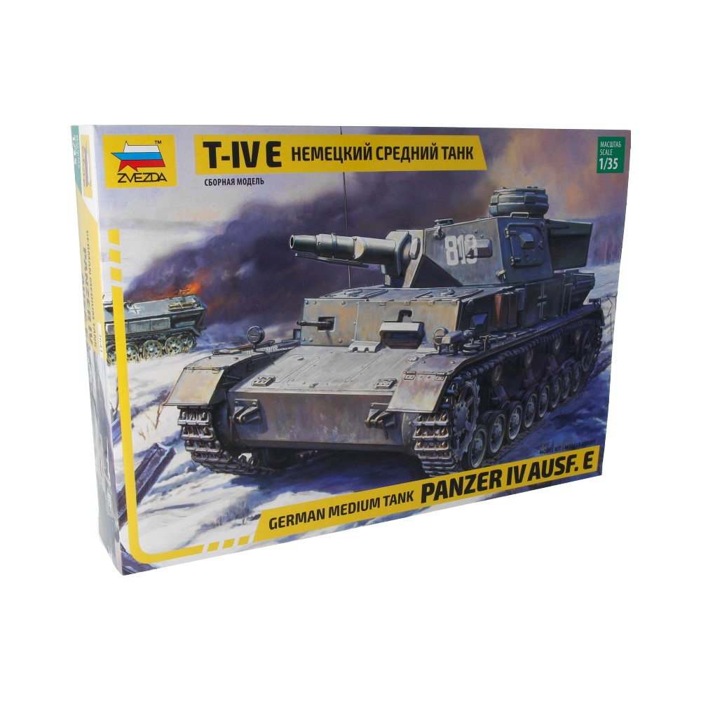 3641 Модель сборная Немецкий танк Т-IV E 1/35 ZVEZDA 