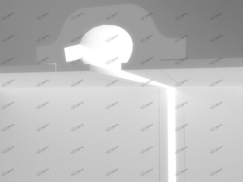 Eleni Светодиодная фата вмонтирована в подвесной потолок  El119 
