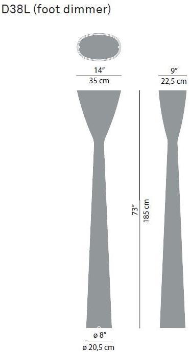 LUCEPLAN Светодиодный торшер отраженного света из пенополиуретана sun-id-1485591 - Вид №3