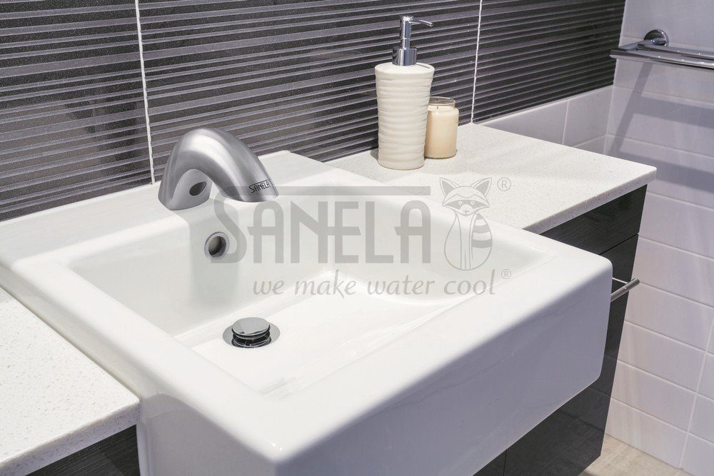 03450 Нержавеющий смеситель для подачи холодной или заранее подготовленной воды, 24 В пост. SANELA  - Вид №1