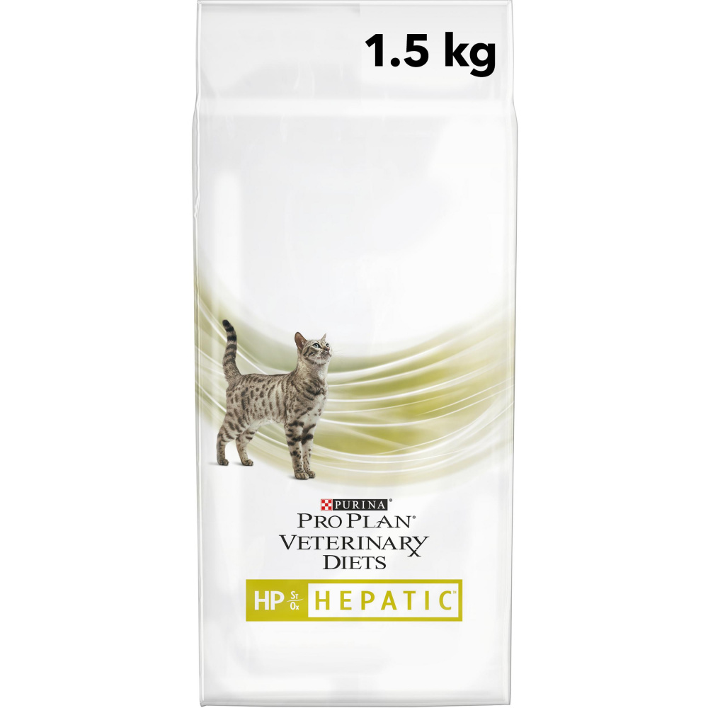ПР0033157 Корм для кошек Veterinary Diets HP St/Ox для поддержания функции печени, сух. 1,5кг Pro Plan 