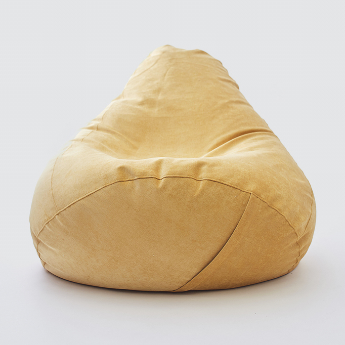 Кресло-мешок "Дели" желтое Velvet Lux 30 МАСТЕРСКАЯ КРЕСЛО  335285 Желтый Santreyd  - Вид №4